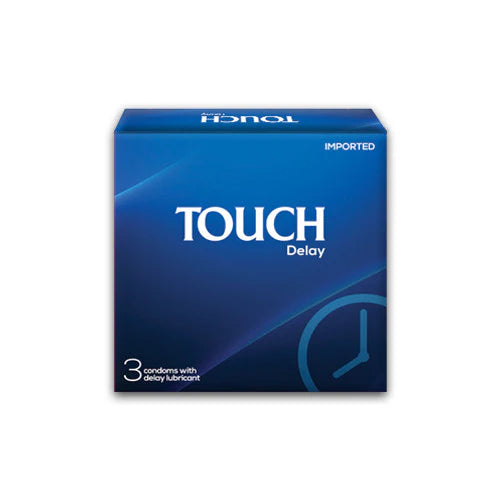 Touch Delay Condoms - Pack of 3 - With Delay Lubricant